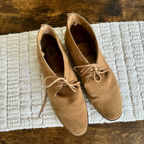 Lucky brand Leather booties Size 12 - Picture 1 of 8